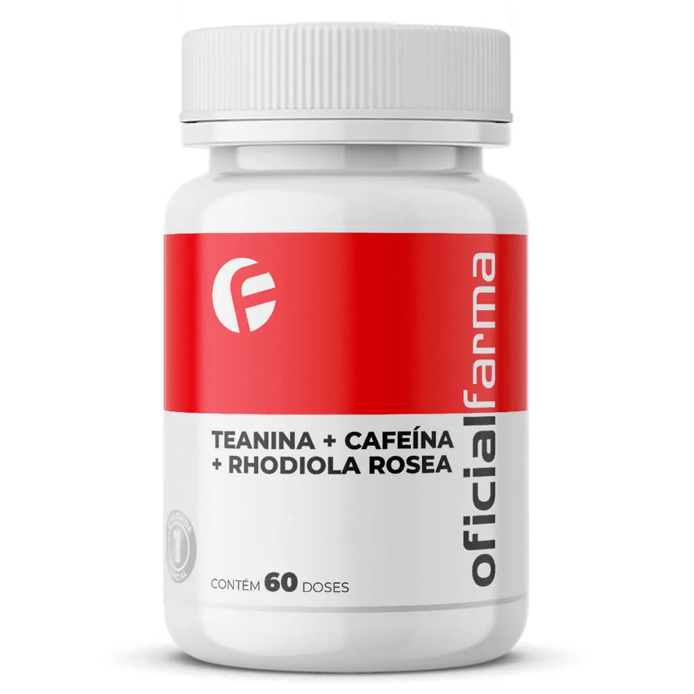 Teanina + Cafeína + Rhodiola Rosea 60 Doses