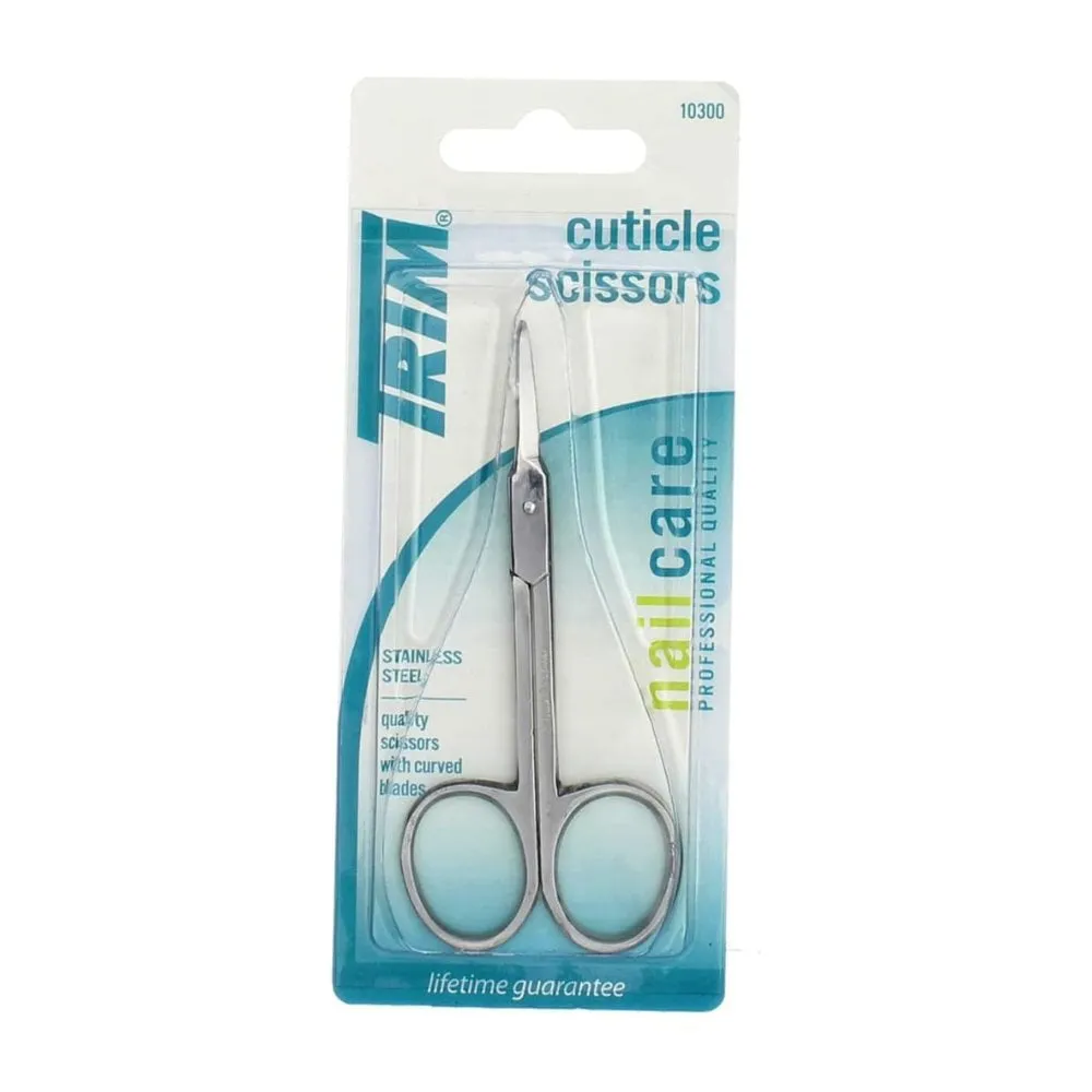 Trim Tesoura Cuticula Ponta Curva