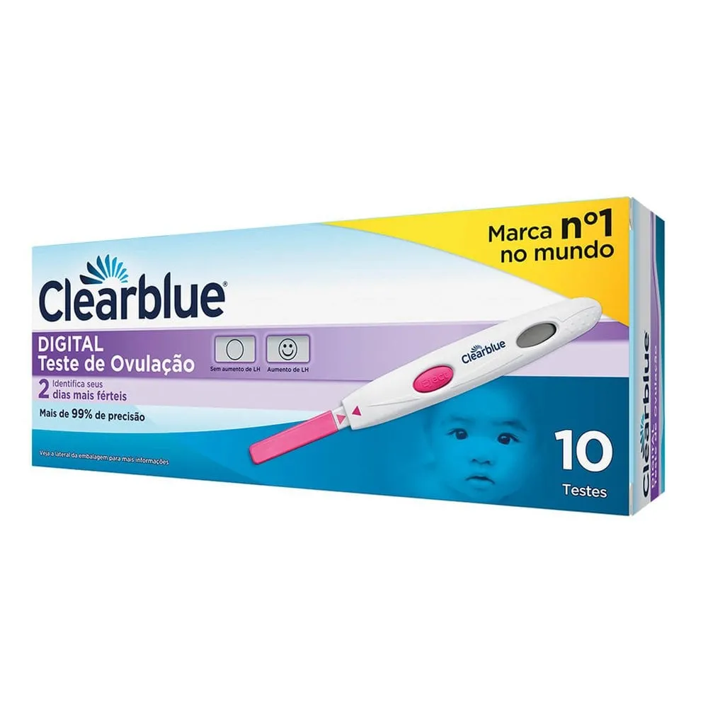 Teste de Ovulação Clearblue Digital Com 10 unidades
