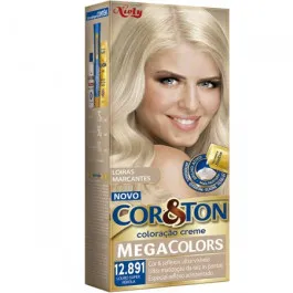 Tintura de Cabelo Cor&Ton 12.891 Louro Super Pérola 1 Unidade