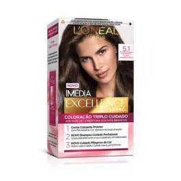 Tintura de Cabelo Imédia Excellence Creme 5.1 Castanho Claro Acinzentado L'Oréal Paris 1 Unidade