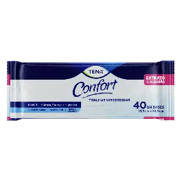 Toalhas Umedecidas Tena Confort Suave 40 Unidades