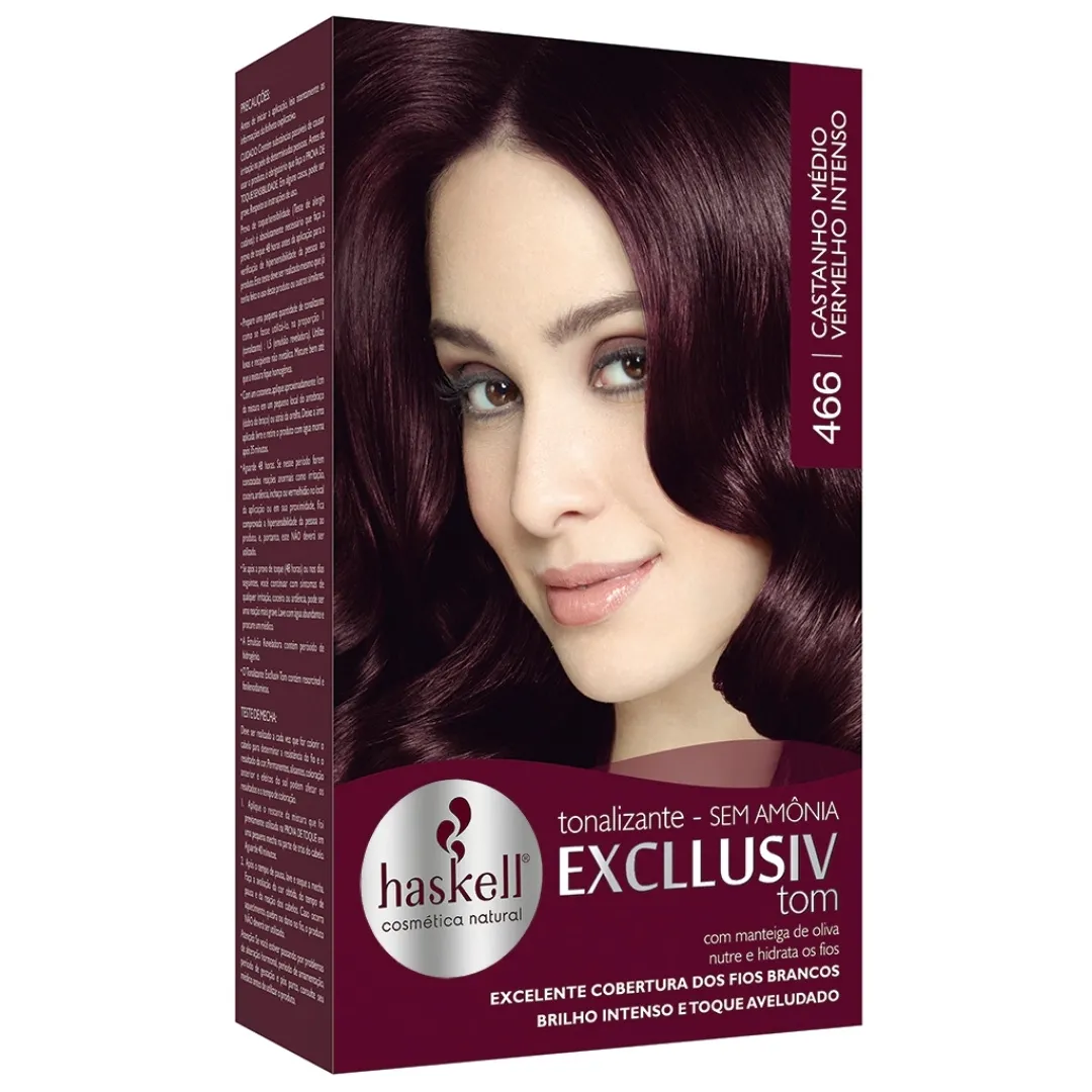 TONALIZANTE 466 CASTANHO MEDIO VERMELHO HASKELL