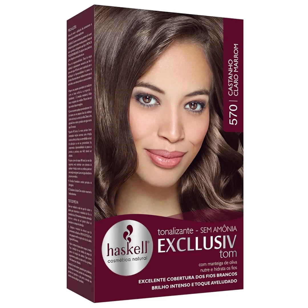 TONALIZANTE 570 CASTANHO CLARO MARROM HASKELL