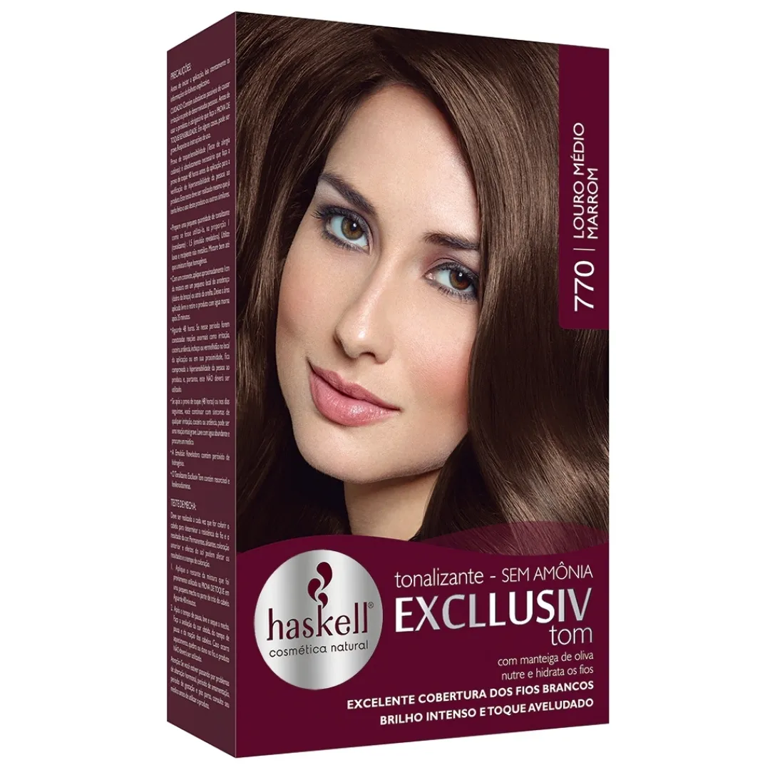 TONALIZANTE 770 LOURO MEDIO MARROM HASKELL