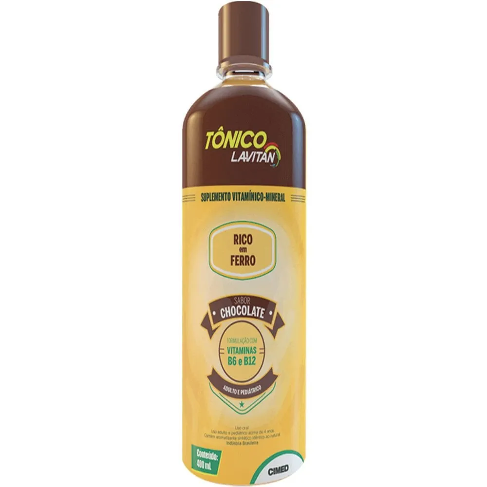 Tônico Lavitan chocolate, 400mL
