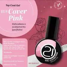 TOP COAT COVER PINK 12ml NAILS 21