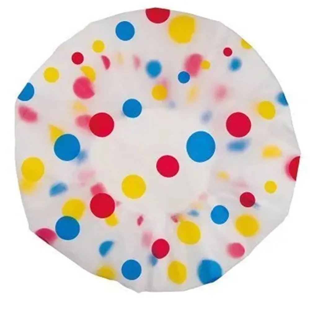 Avon Casa e Estilo Touca Para Banho Fantasy Estampas Bolinhas Coloridas - tamanho único 25cm - Proteja seu cabelo durante o banho em grande estiloPlástico impermeávelCores sortidasProtege os cabelos na hora do banhoAvon Casa e Estilo Touca Para Banho Fanta