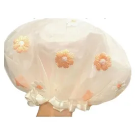 Touca Luxo Bordada Flores - Bela Collection - 1 Unidade