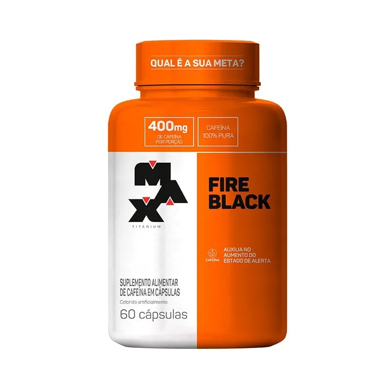 Ultimate Fire Black Max Titanium 60 Cápsulas