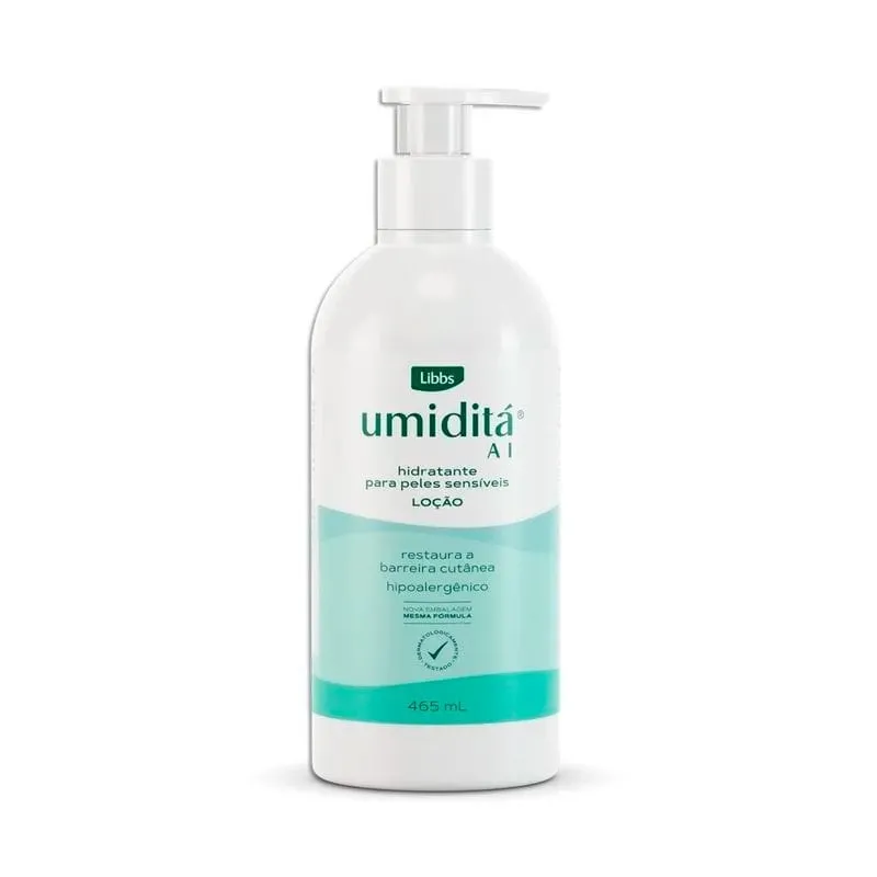 Loção Hidratante Corporal Umiditá AI Pele Sensível 465ml
