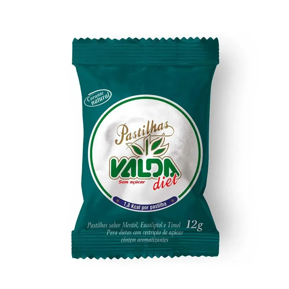 Pastilhas Valda Diet 12 unidades