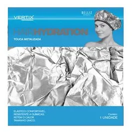 Touca de Cabelo Vertix Metalizada 1 Unidade - Ricca