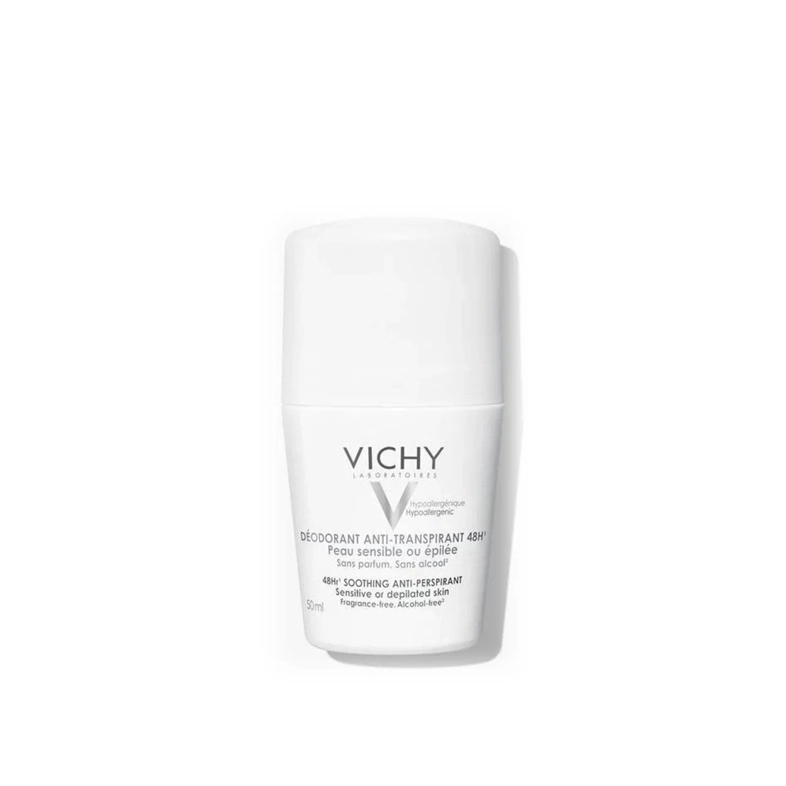 Vichy Desodorizante Pele Sensível/Depilada 48h 50ml Brasil