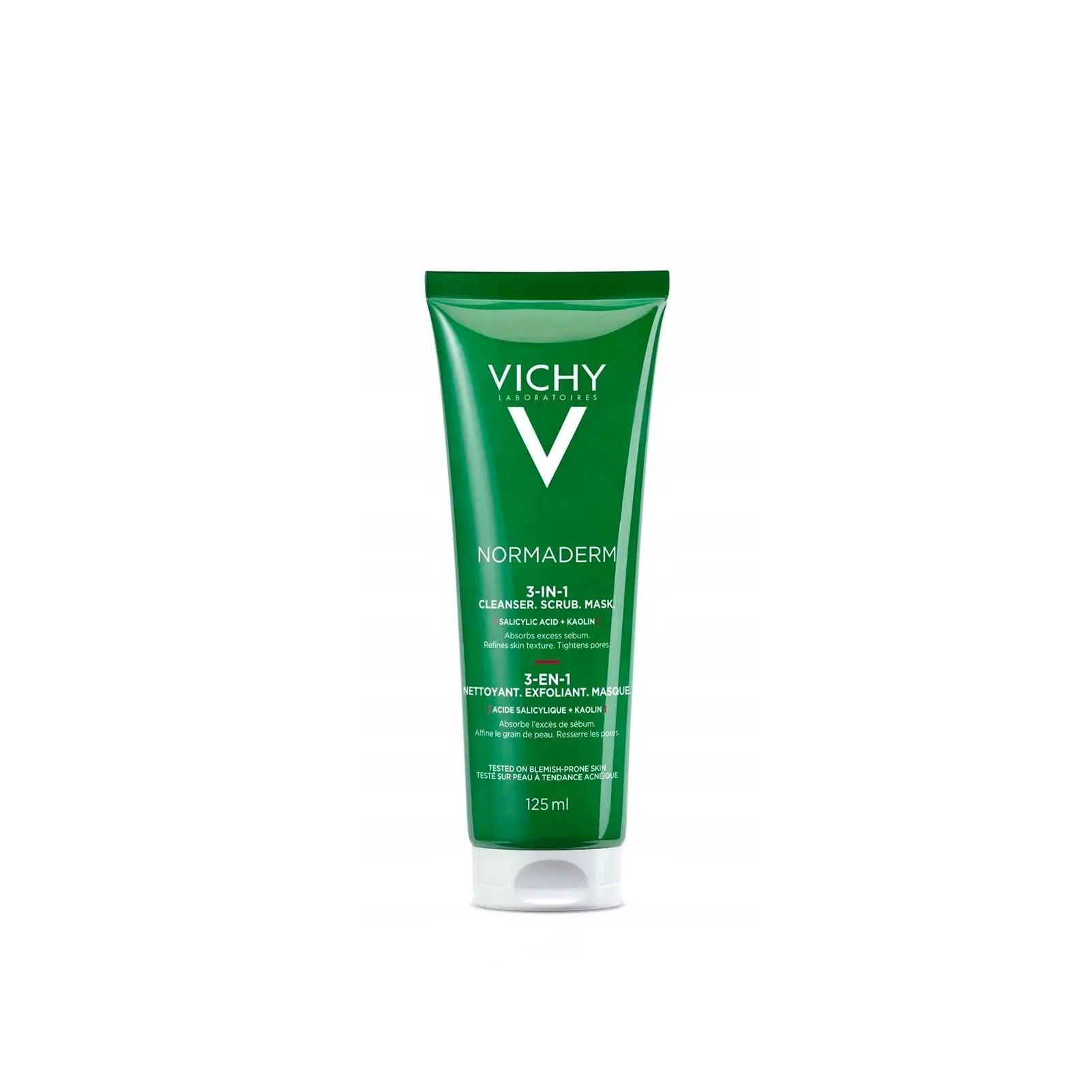 Vichy Normaderm Máscara de Limpeza Tri-Ativa 3 em 1 125ml Brasil