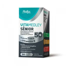 VitaMedley Sênior 50+ 30 Cápsulas Moles