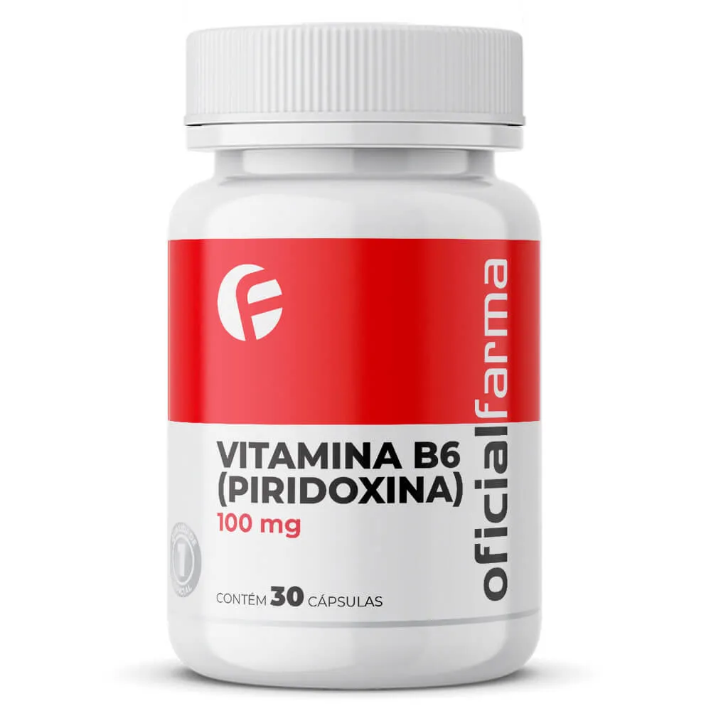 Vitamina B6 (Piridoxina) 100Mg 30 Cápsulas