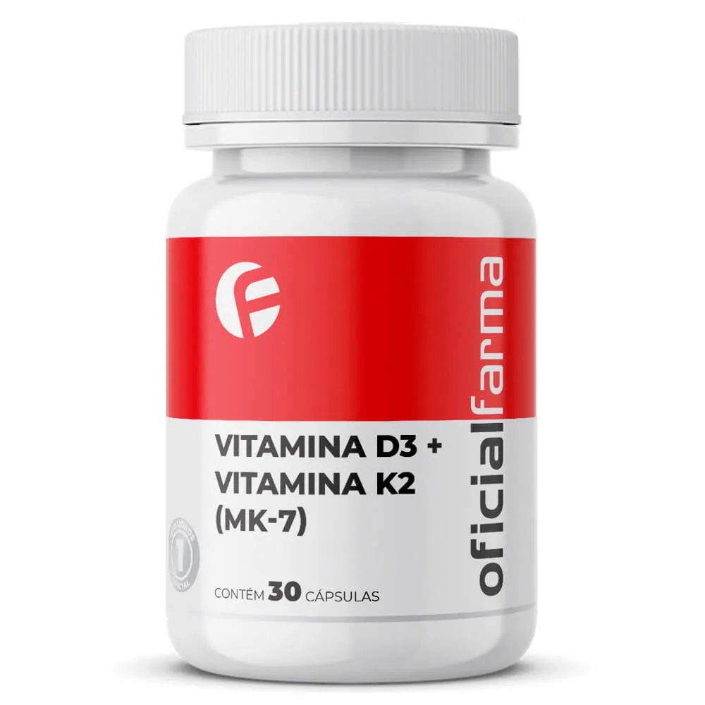 Vitamina D3 + Vitamina K2 (Mk-7) 30 Doses
