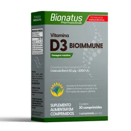 Vitamina D3 Bioimmune 30 Comprimidos