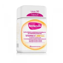 Vitamina D - Addera D3 1.000UI - 90 Comprimidos