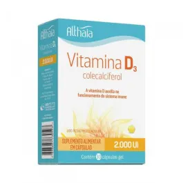 Vitamina D - Althaia 2.000UI - 30 Cápsulas Moles