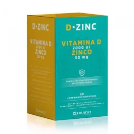 D-Zinc 2.000UI + Zinco 30mg - 30 Comprimidos