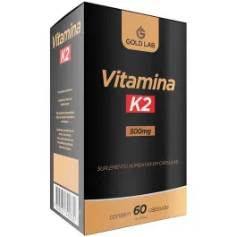Vitamina K2 500mg - 60 Cáspulas - Gold Lab