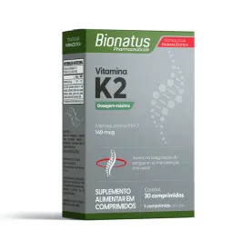 Vitamina K2 Dose Maxima - 30 Cáspulas - Bionatus