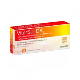 ViterSol DK2 2.000UI + 90mcg 30 Comprimidos - Marjan Farma