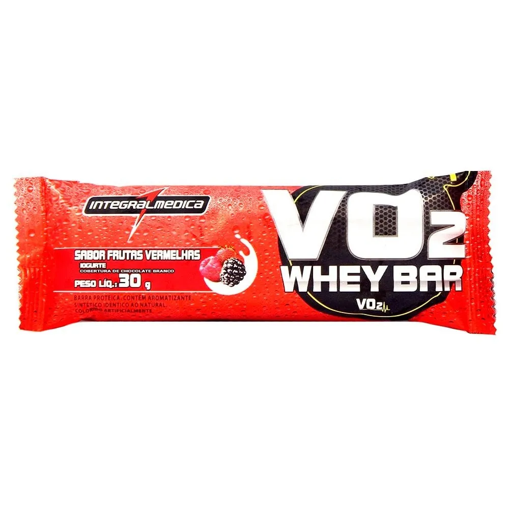VO2 Protein Bar 30g Frutas Vermelhas Integralmédica