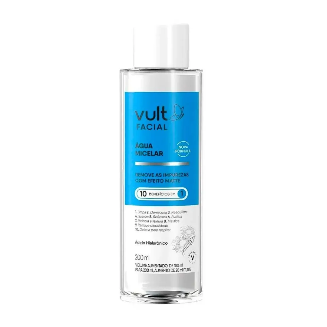 VULT AGUA MICELAR 200ML NOVA