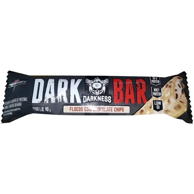 Whey Bar Darkness Flocos c/ Chocolate Integralmédica 90g