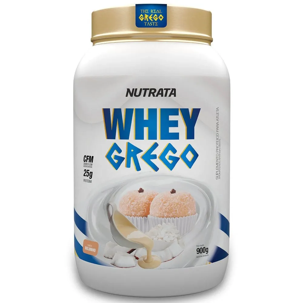 Whey Grego 900g Beijinho - Nutrata