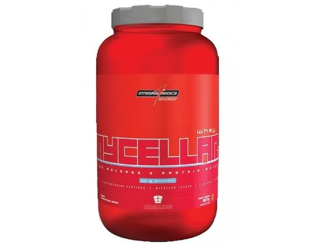 Whey Mycellar 907G morango com banana - Integralmédica