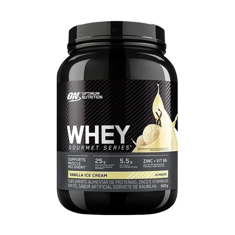 Whey Optimun Nutrion Gourmet Baunilha 900g