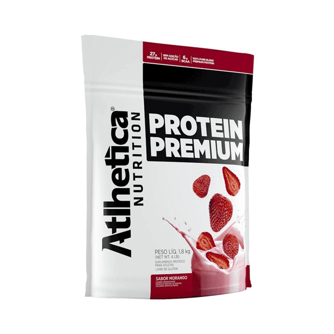 Whey Premium 1.8Kg Morango Atlhetica Nutrition