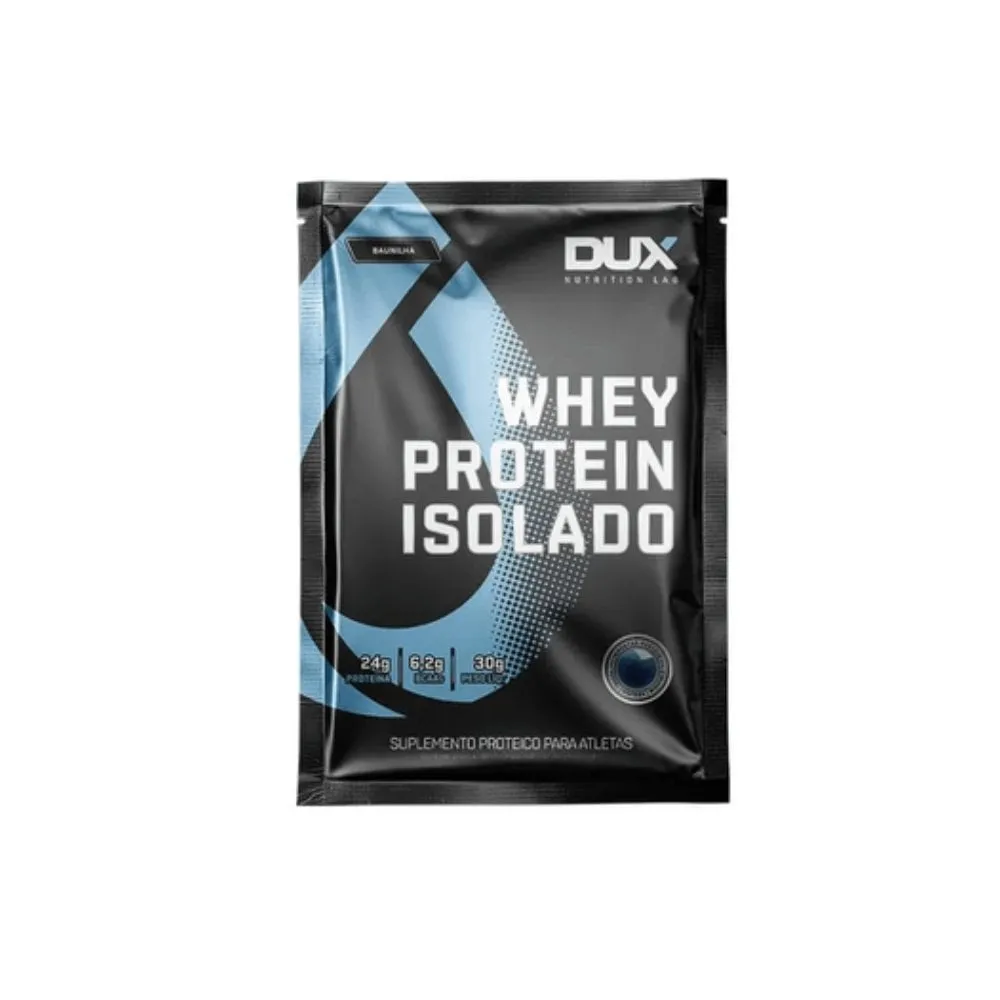 Whey Protein Isolado Dux Sachê Baunilha 30g