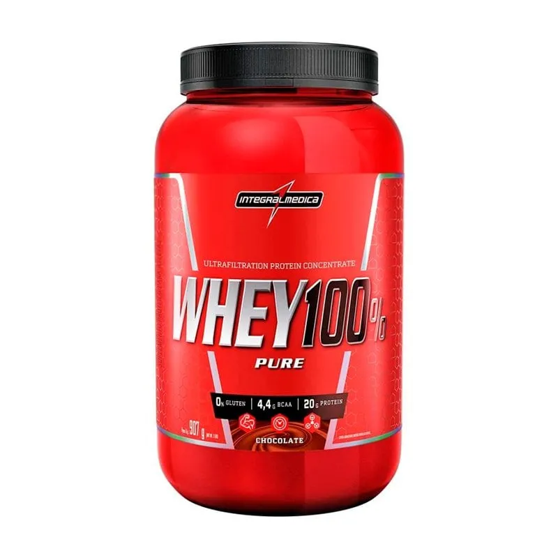 Whey Pure 100% Pote 900g Choc