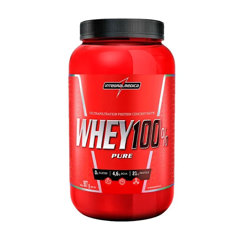 Whey Pure 100% Pote 900g Coco