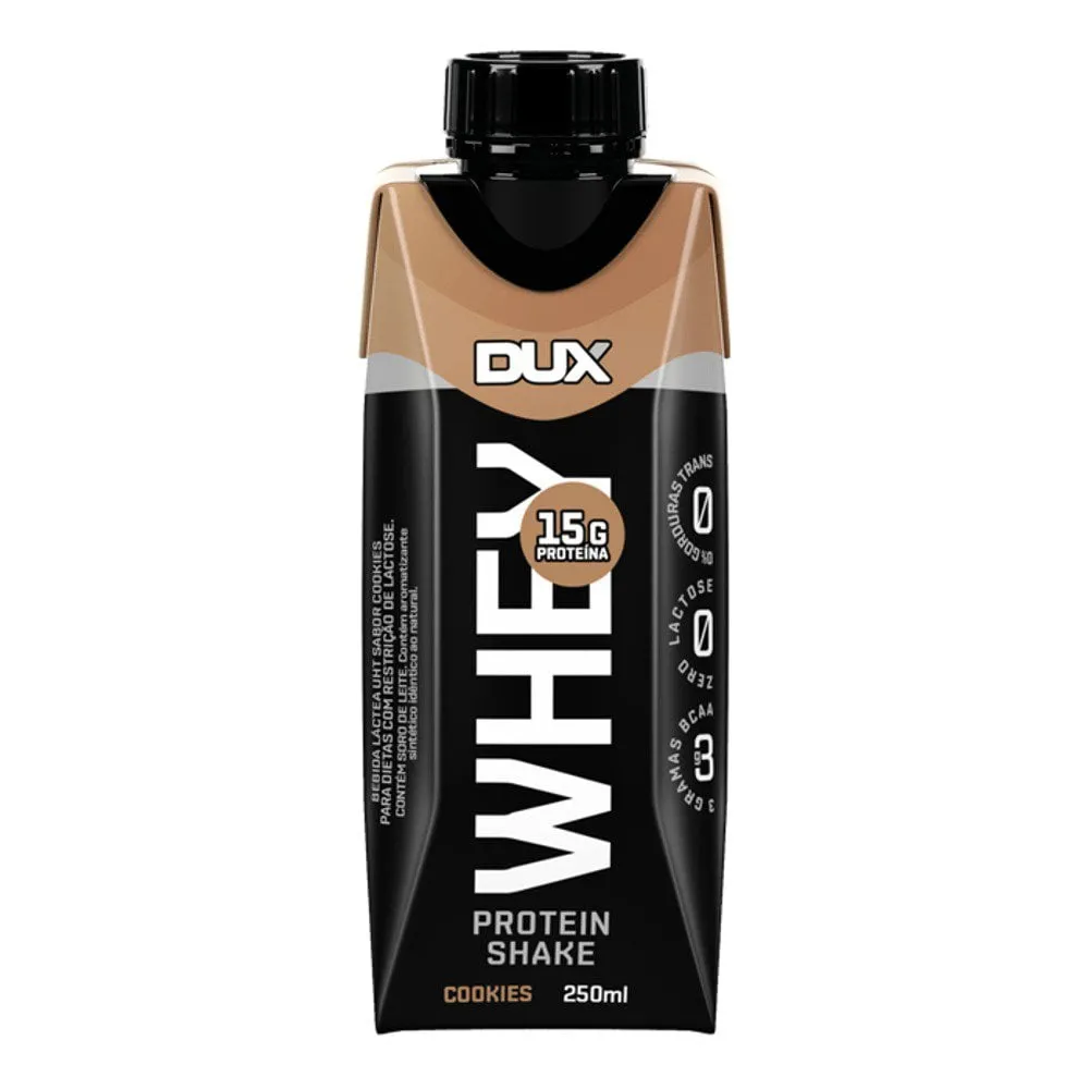 Bebida Láctea UHT Dux Whey Protein Shake Cookies 250ml