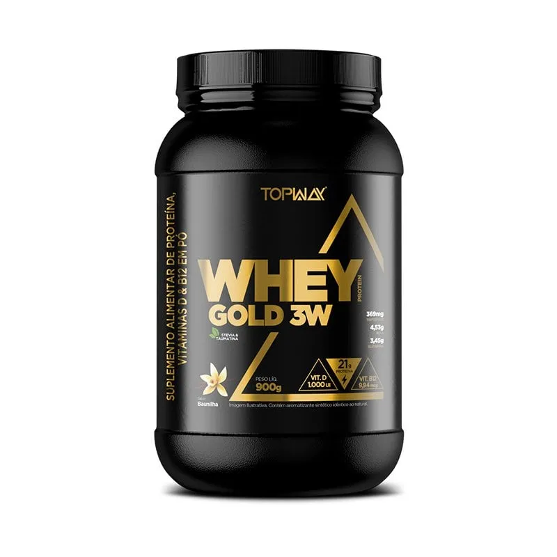 Whey Topway 3W Gold Baunilha 900g
