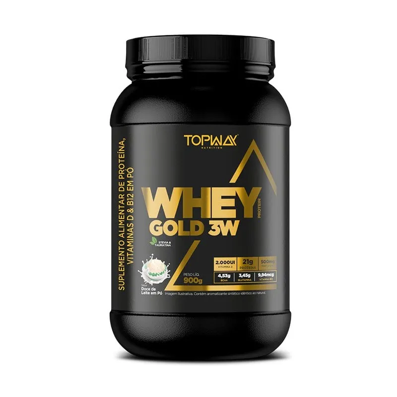 Whey Topway 3W Gold Leite 900g