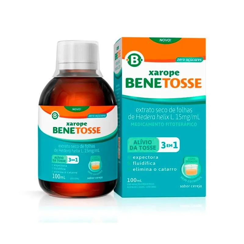 Xarope Benetosse 15mg/ml 100ml