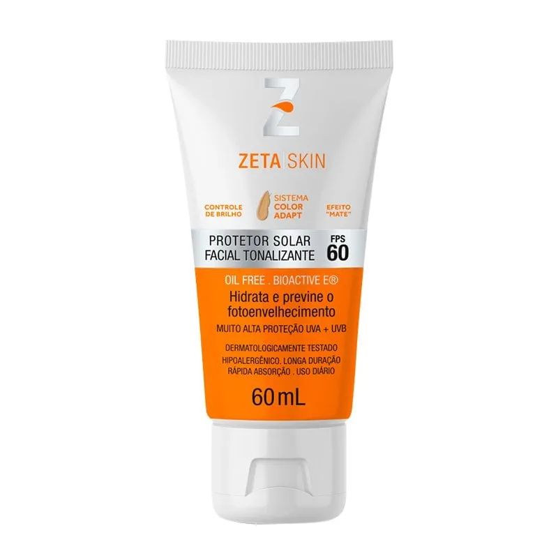 Zeta Skin Tonalizante Zetaskin Fps60 Facial 60ml