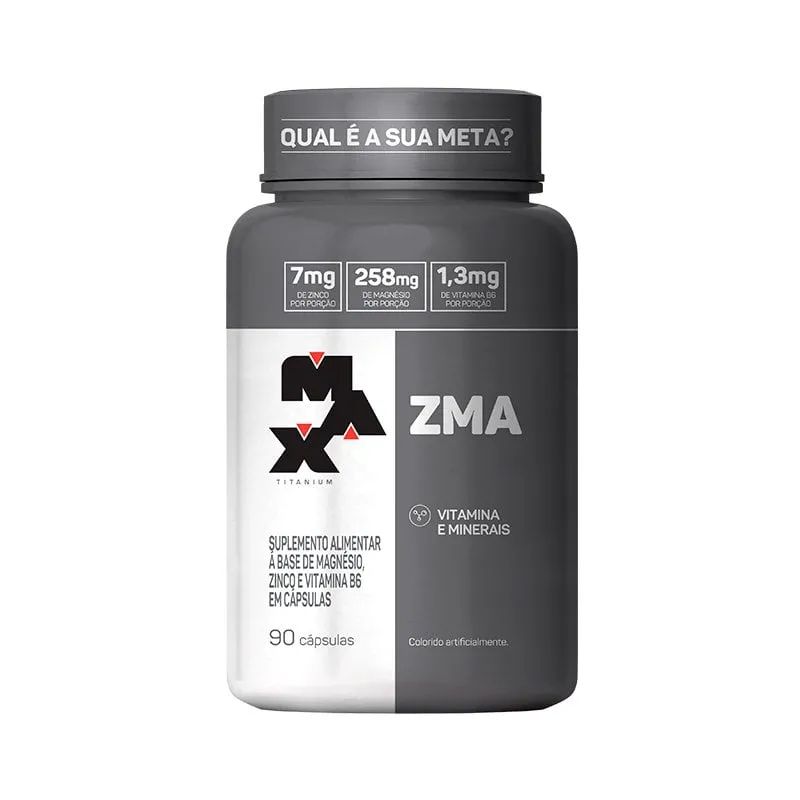 ZMA Max Titanium 90 Cápsulas